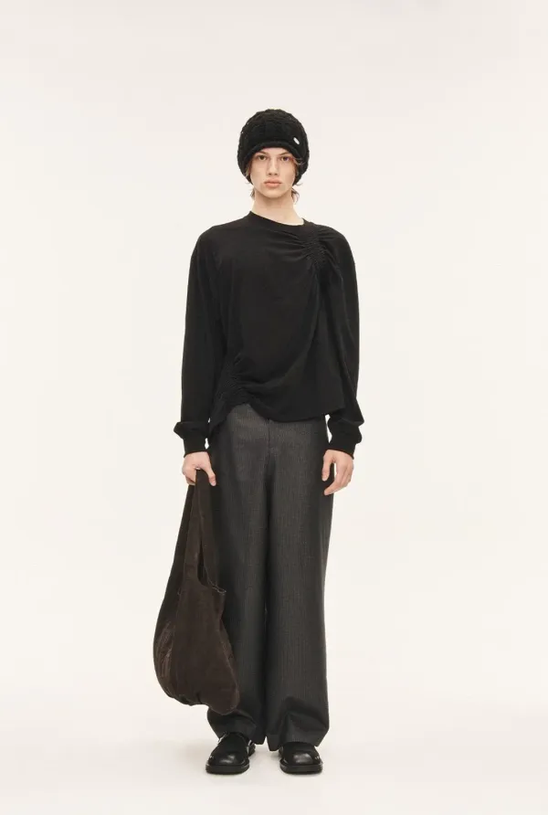 Roll smocking tee