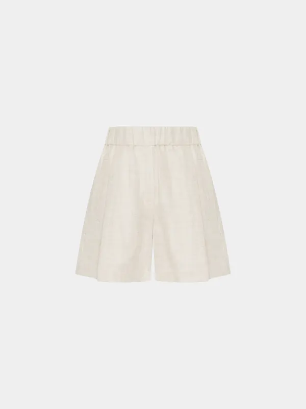 Ophelie lyocell linen shorts