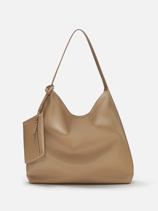 Pulpy hobo bag Burnt ochre