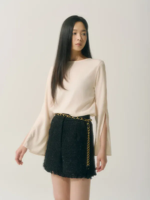 Side slit blouse