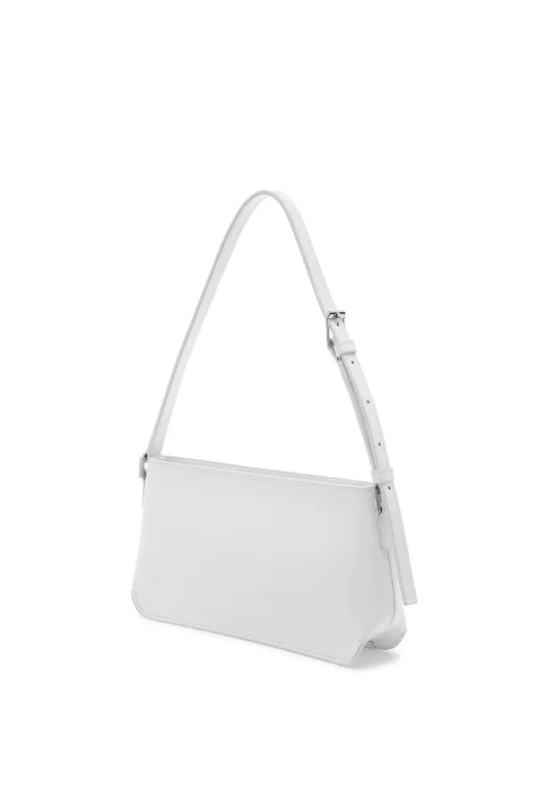 Edge Mirror Hobo Bag, White