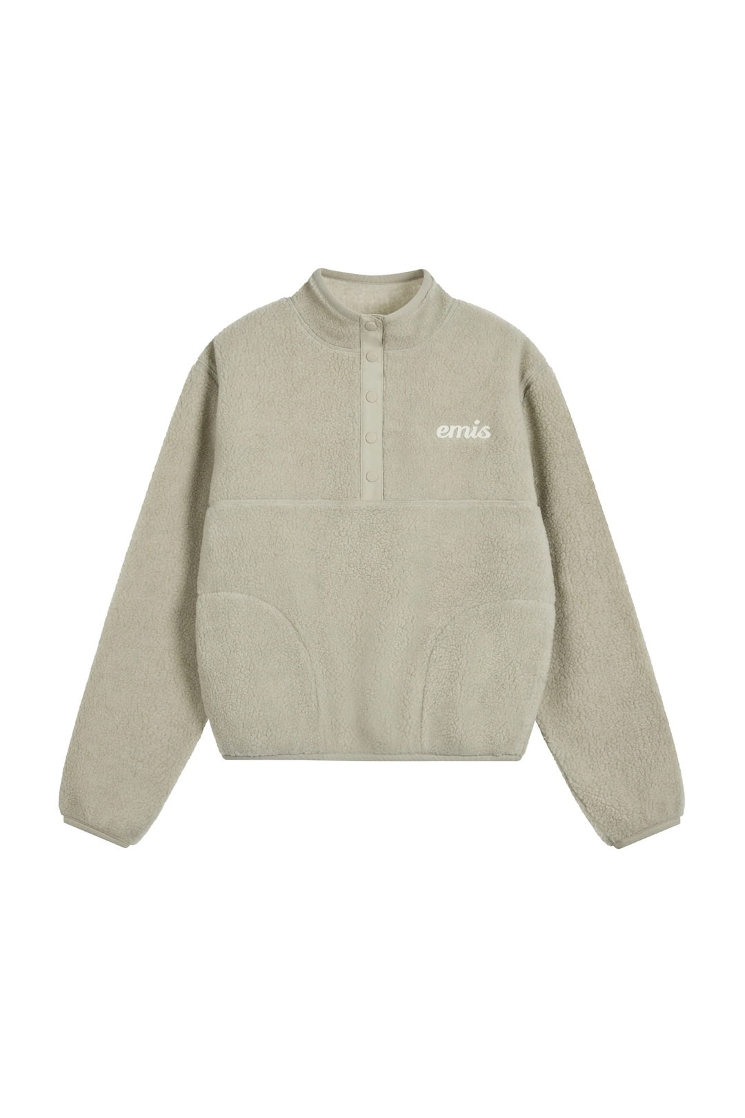 이미스 (W) HALF NECK FLEECE TOP-BEIGE 상품 이미지 1