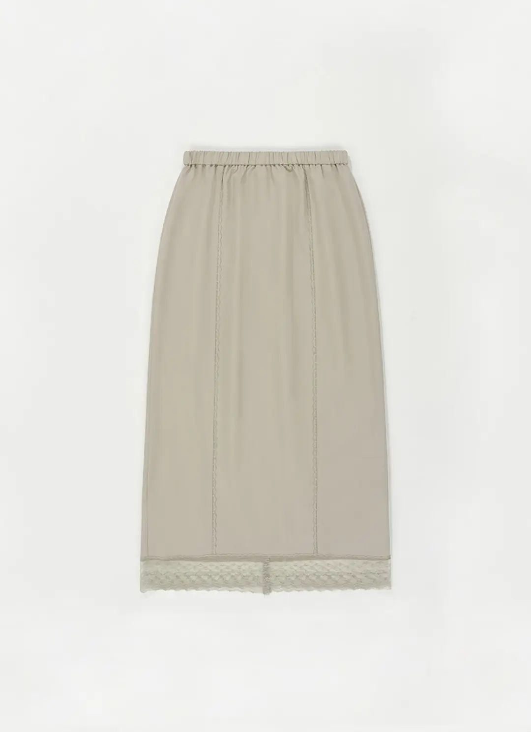 이브세이지 Lace midi Skirt (Beige) 상품 이미지 3