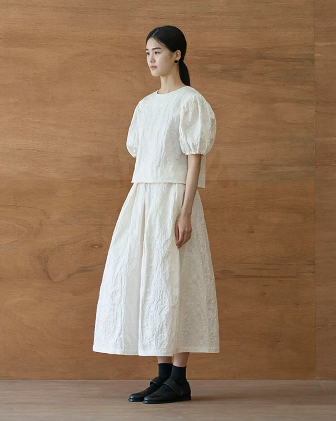 유노이아 bloom puff blouse 상품 이미지 2