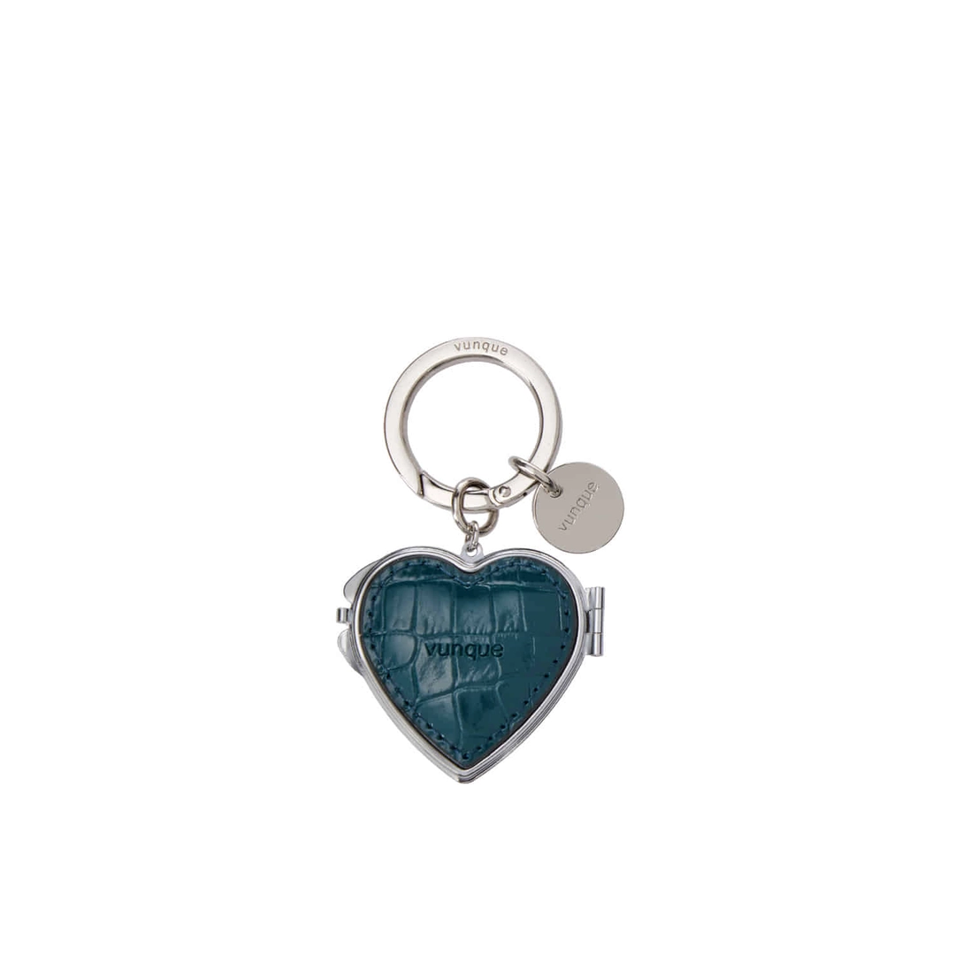 분크 Heart Pocket Mirror Charm (하트 포켓 미러 참) Green 상품 이미지 3