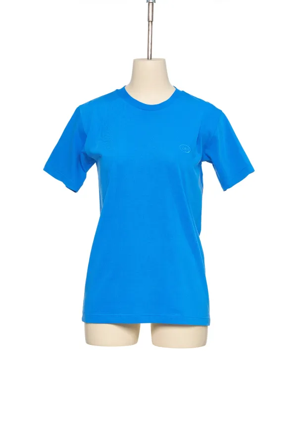 SS26 ZERO BLUE ESSENTIAL ZERO LOGO T-SHIRT