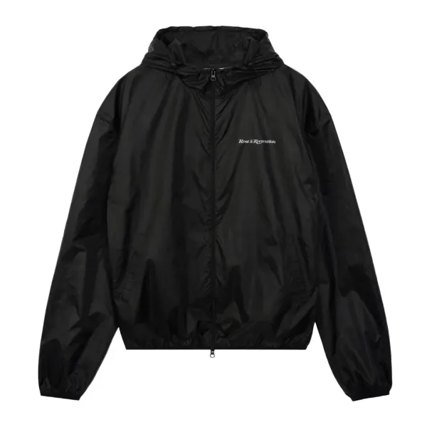 WINDBREAKER JACKET - BLACK