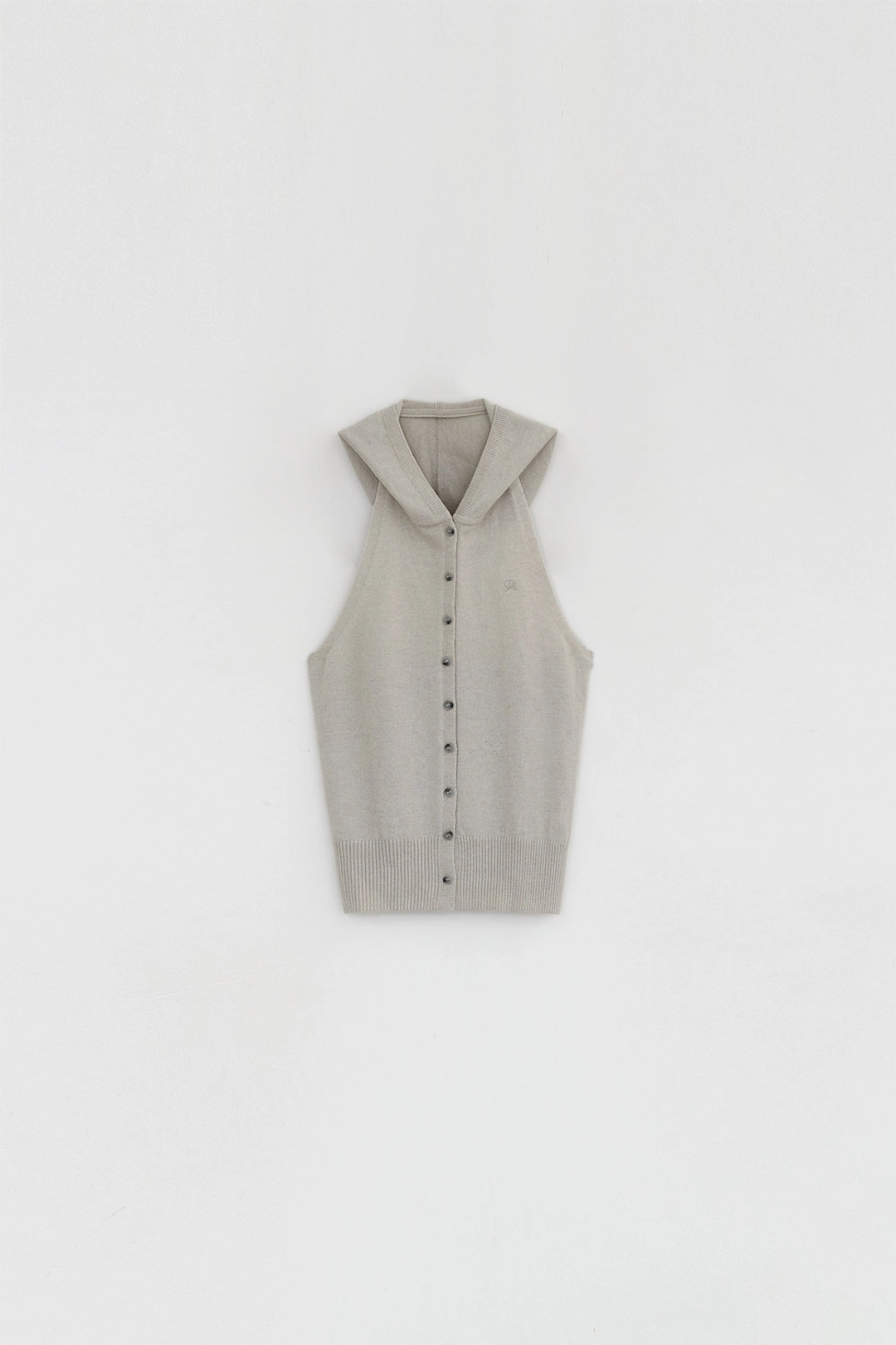 다이애그널 HALTER HOODIE KNIT VEST 상품 이미지 3