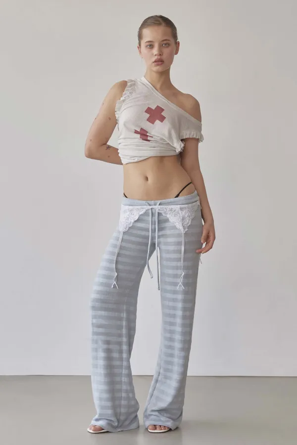 Couch Potato Fuzzy Pants Sky