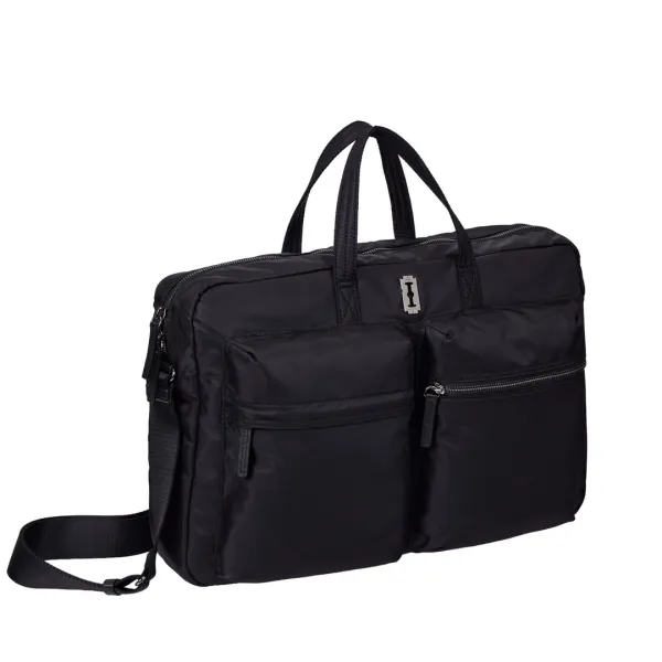 Hey City Pocket Square Tote L (헤이 시티 포켓 스퀘어 토트 라지) Black