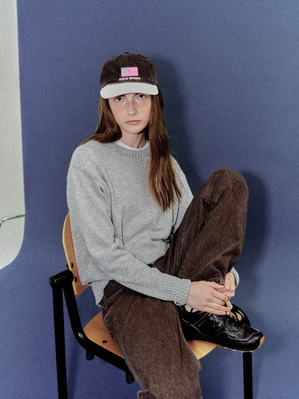 Merino over knit (gray)