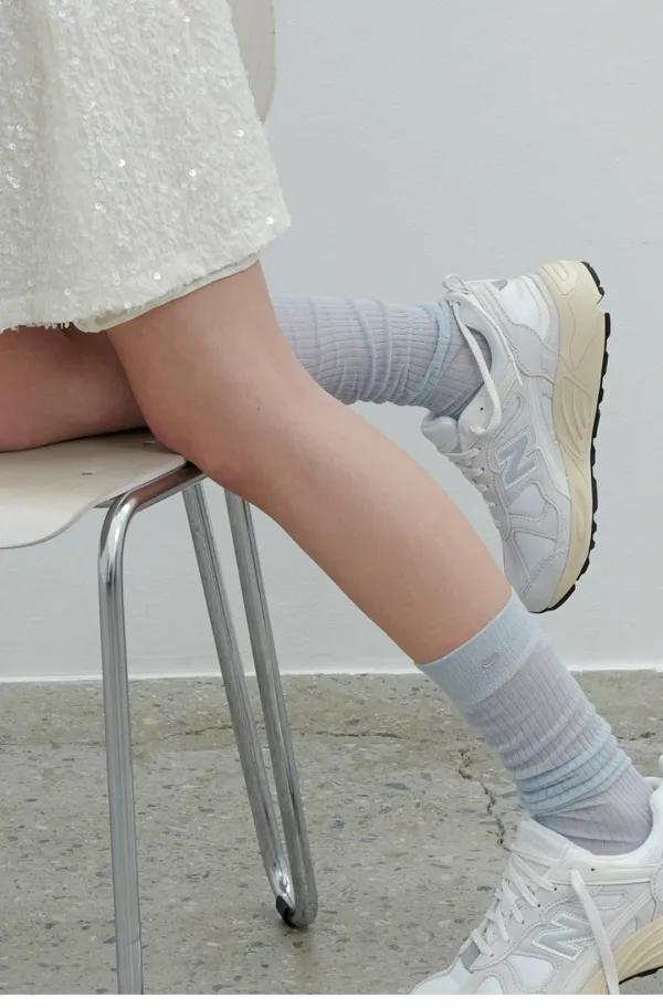 Watercolor Socks (Blue)