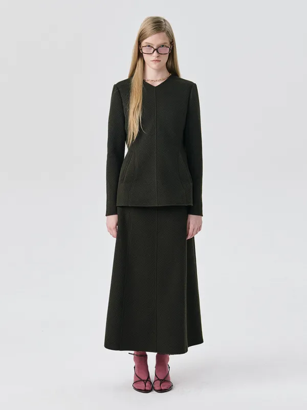 Round Poket Top_Brown