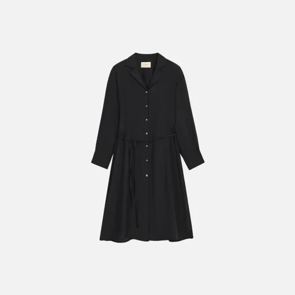 SIOT4199 브리즈 셔츠 로브_Black