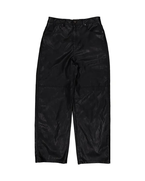 illy leather pants (black)
