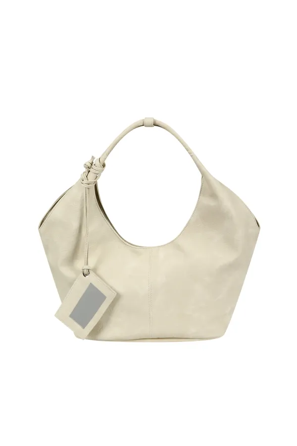 5/29 예약배송 미디움 베이스 백 & 거울 카드 참 세트 medium vase bag (beige) & mirror card charm set