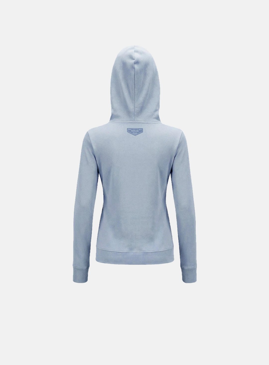 배드블러드 [w-hde26-012] BS Soft Terry Zip-Up Hoodie - Light Blue 상품 이미지 2