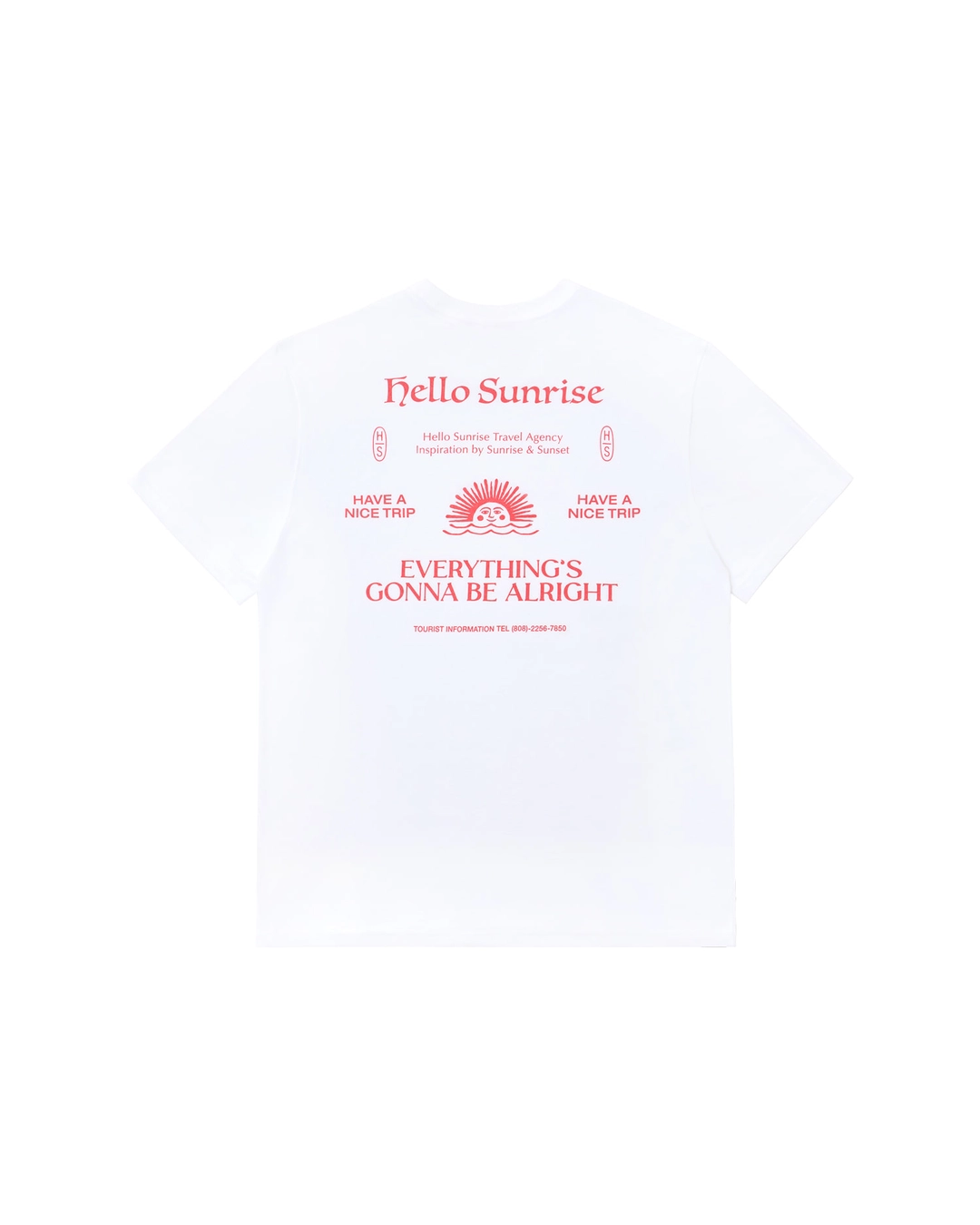 헬로선라이즈 HS Info Graphic Tee_White 상품 이미지 2