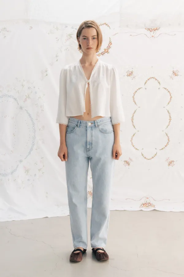 Via Toni denim pants (Denim blue)