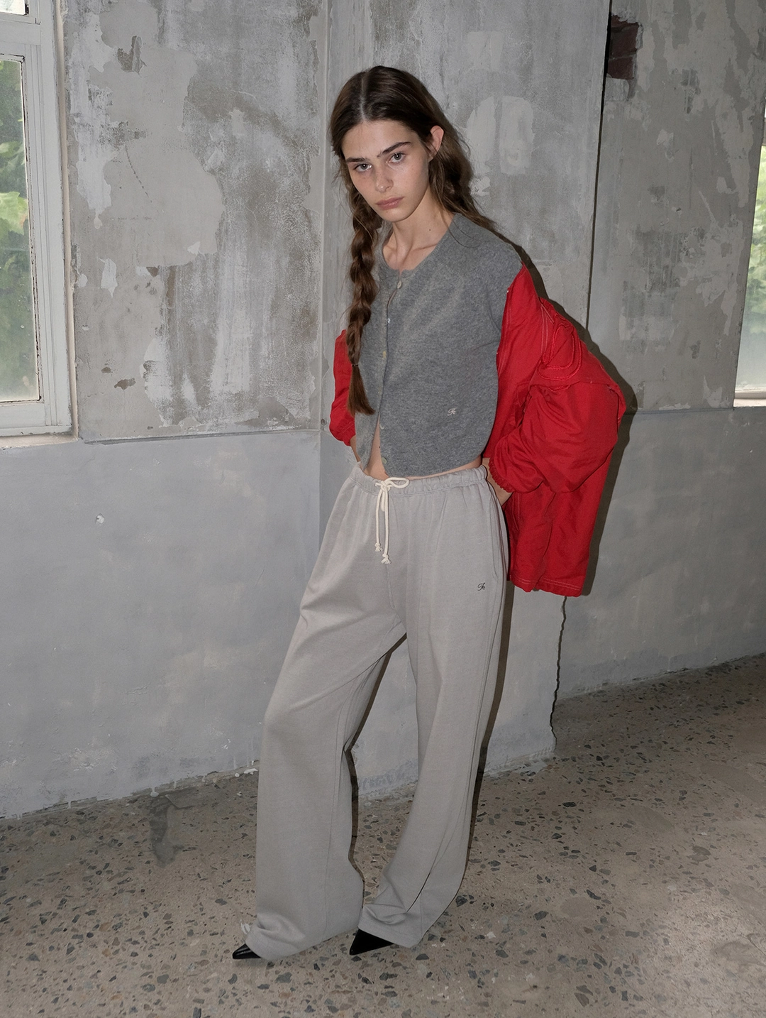 포에토 Autumn lounge pants - grey 상품 이미지 2