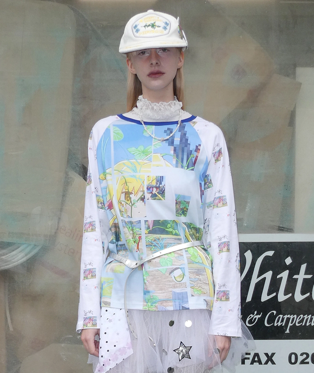 타입서비스 HIROMI X TSW Raglan Top [Blue] 상품 이미지 2
