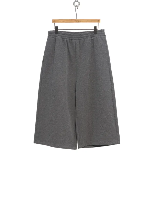 PF25 DARK GRAY GRAPHIC PRINTED BERMUDA SWEATSHORTS