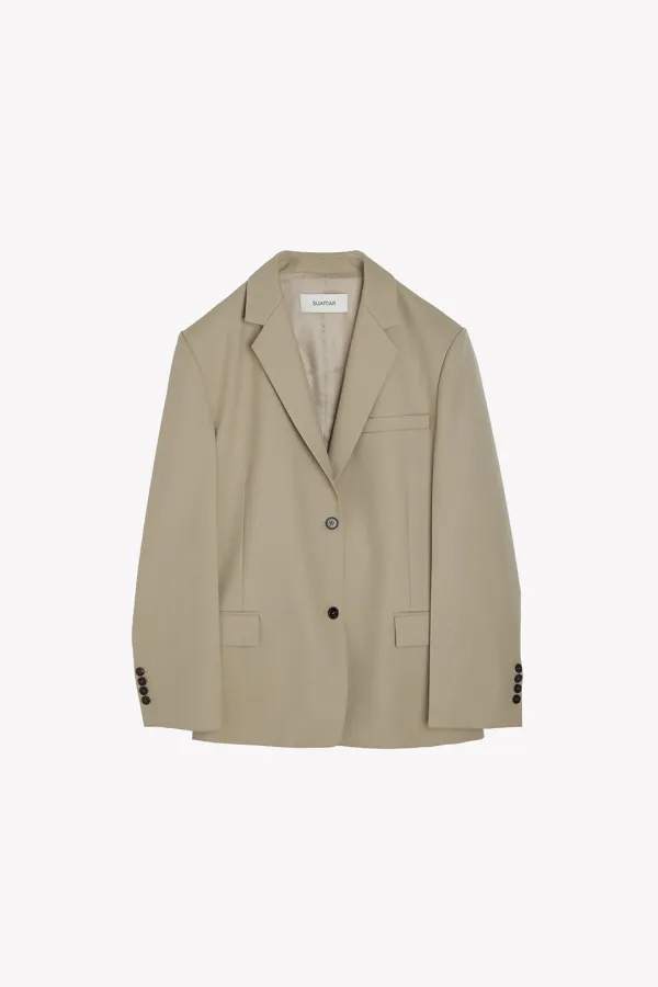 Wilona Belted Jacket (Beige)