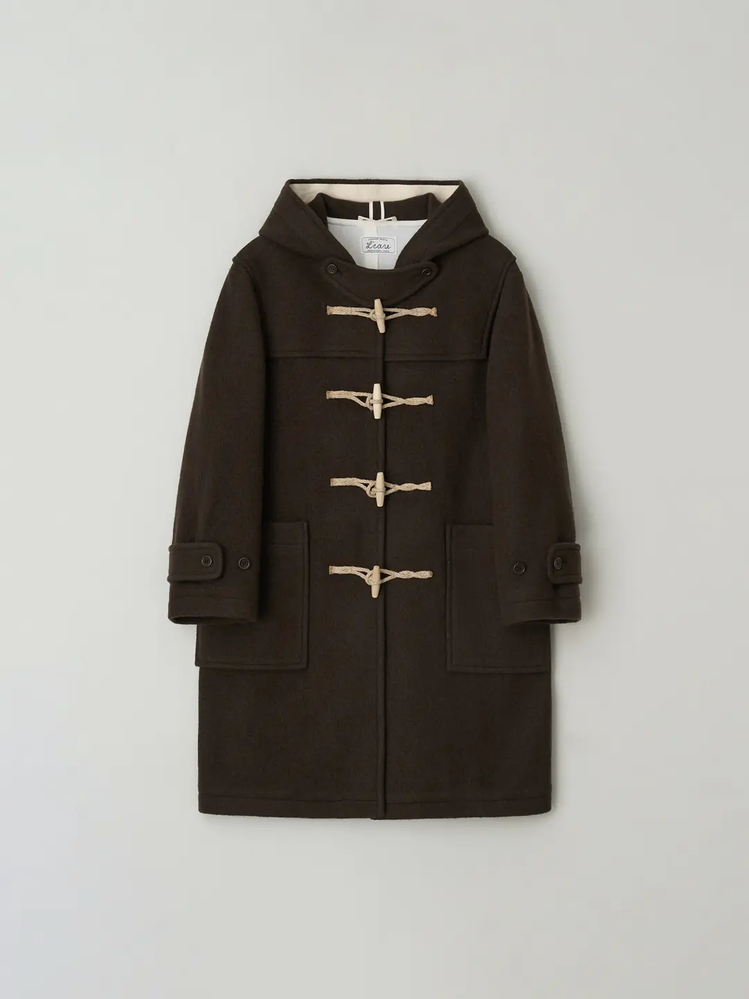 Hooded duffle coat