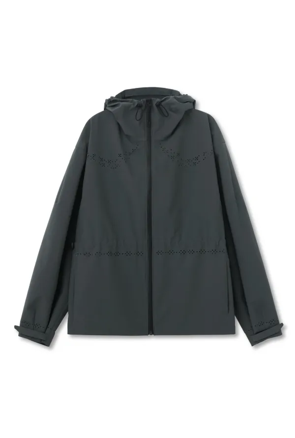 LASER-CUT WINDBREAKER (GREY)
