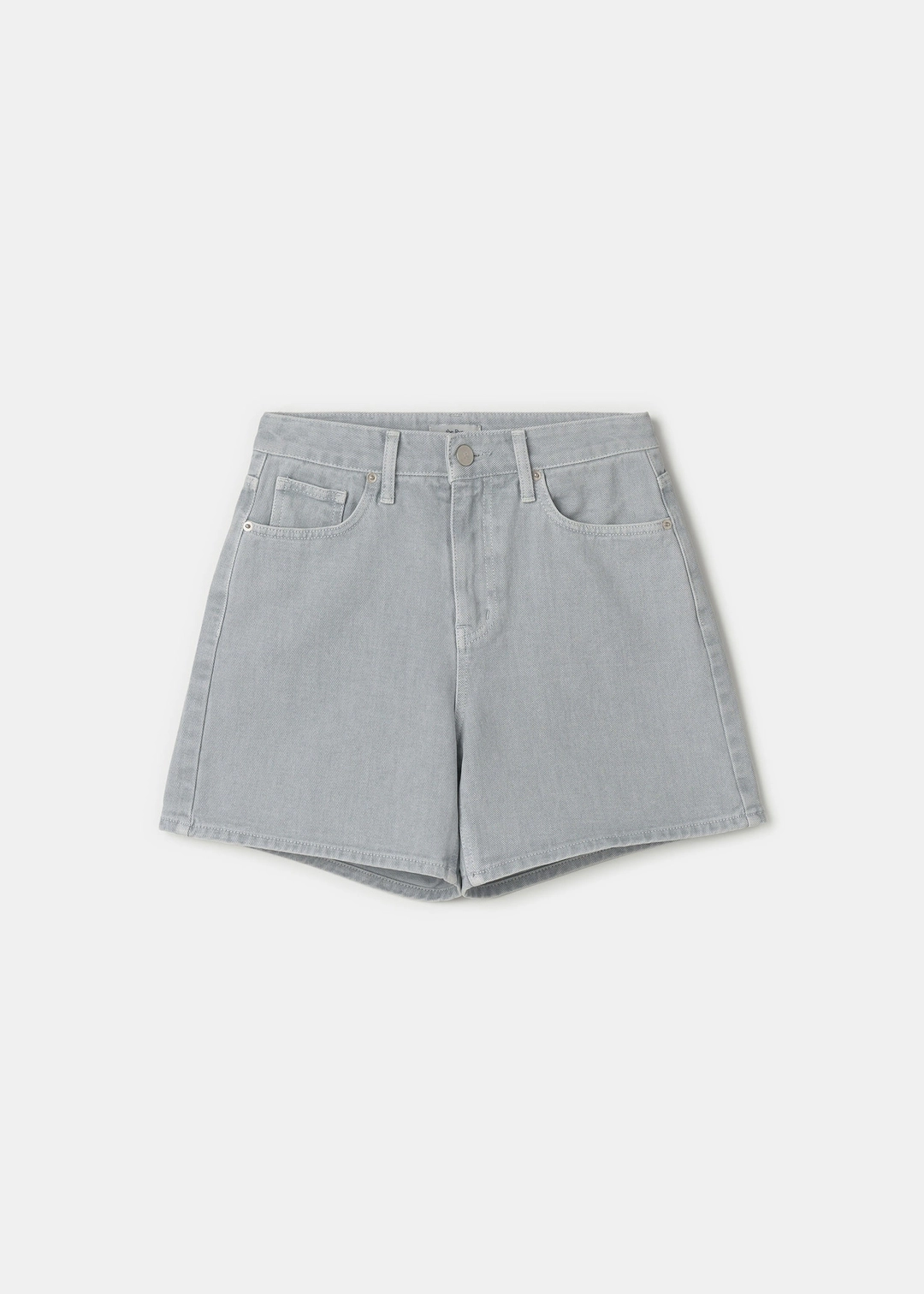 더라이 Dyeing Half Denim Pants(Grey) 상품 이미지 3
