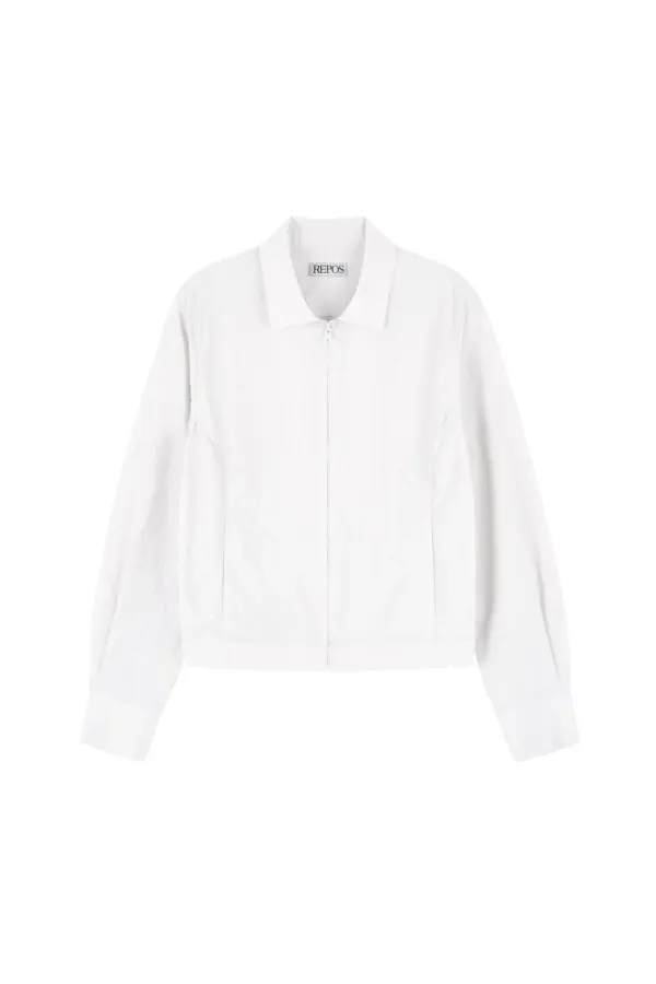NYLON JUMPER SHIRTS  (WHITE)