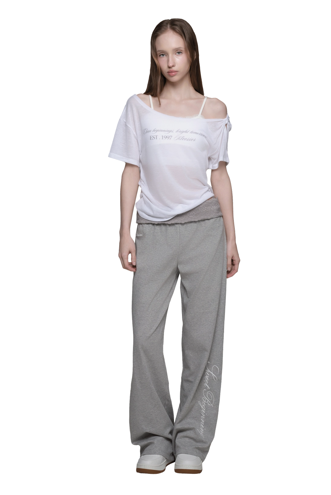 클리시어 Powder sheer ribbon long sleeve, Baby Pink 상품 이미지 3