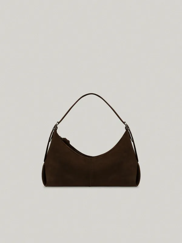 Bateau Bag Brown - Suede바토백 - 스웨이드