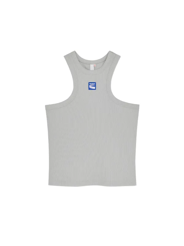 (W) Patch Tank Top Grey
