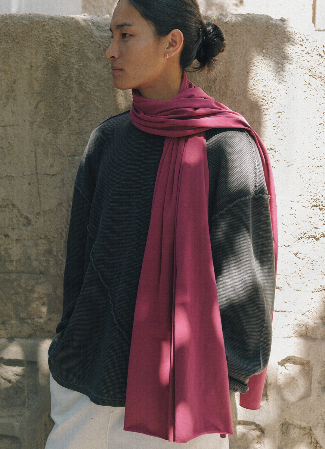 부디무드라 Soft muffler_Raspberry Radiance 상품 이미지 1