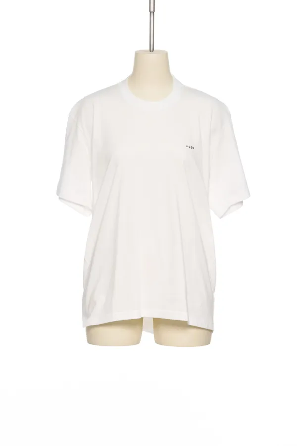 PF25 WHITE MOVABLE COLLAR T-SHIRT