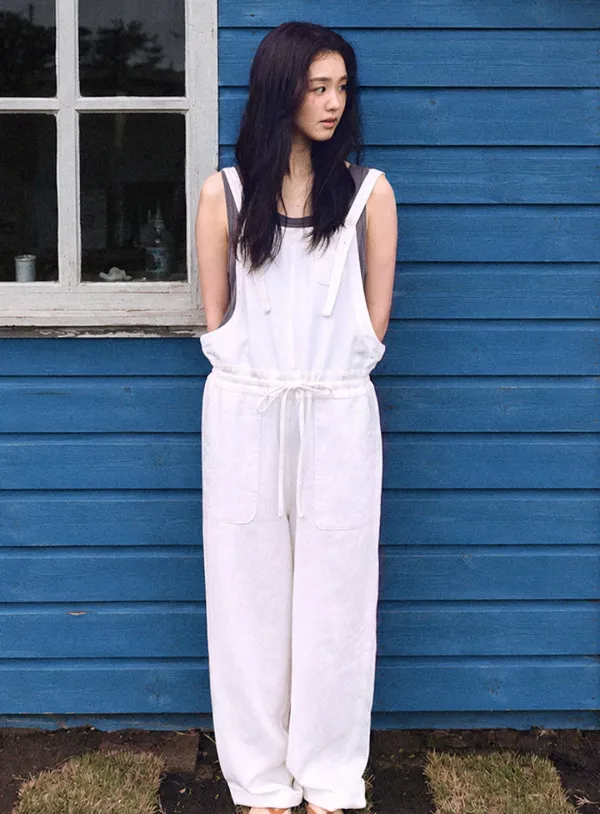 MOCO LINEN JUMPSUIT_IVORY