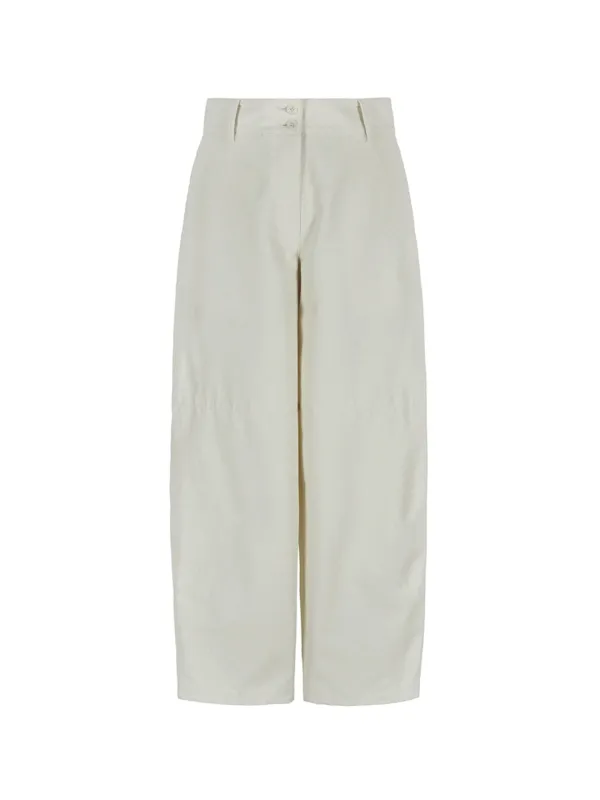 MINIMAL WIDE PANTS (LIGHT YELLOW)