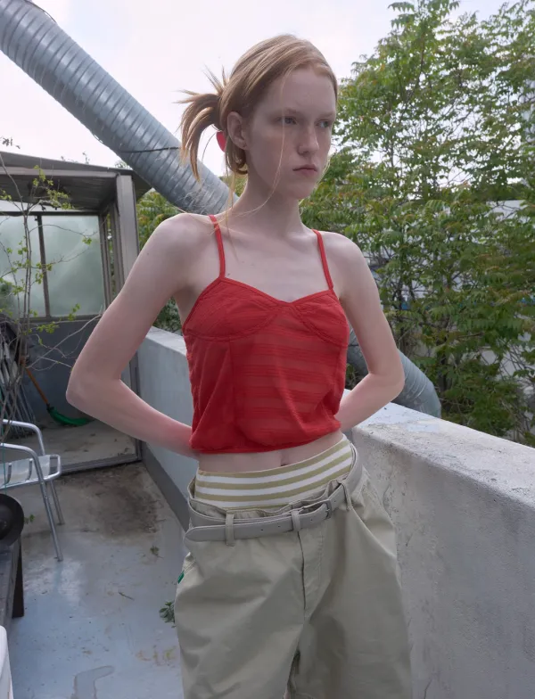 343. Dart Camisole _ Red