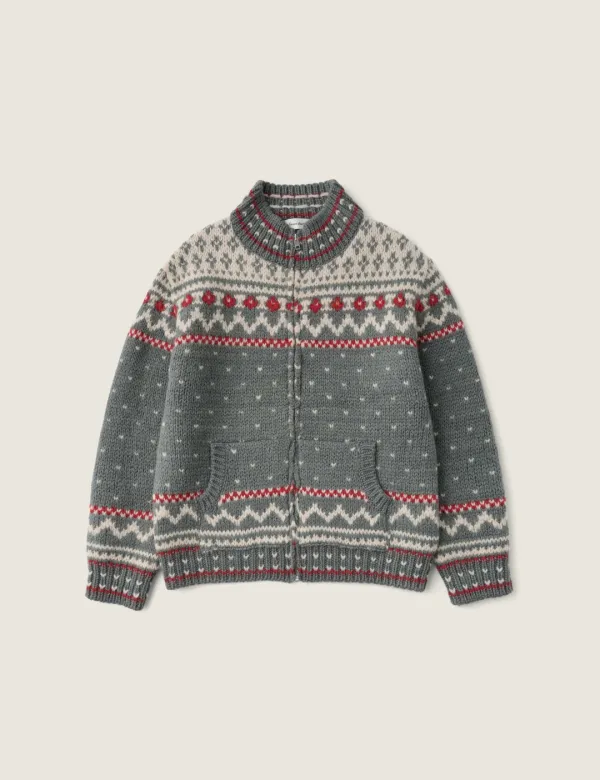 Foret Wool Cardigan (Gray)