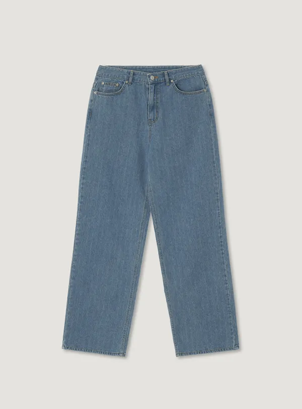 SAIL STRIPE JEANS_BLUE
