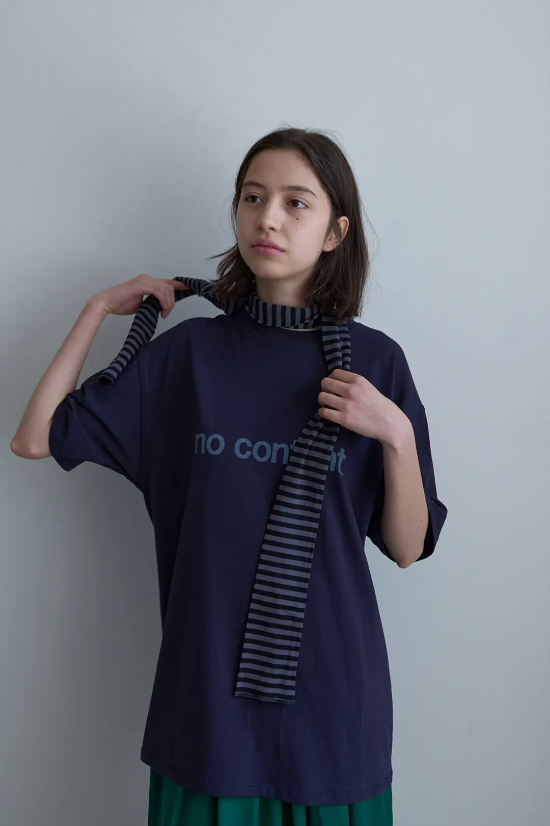 노컨텐츠 69. NOCONTENT-T _ Navy 상품 이미지 2