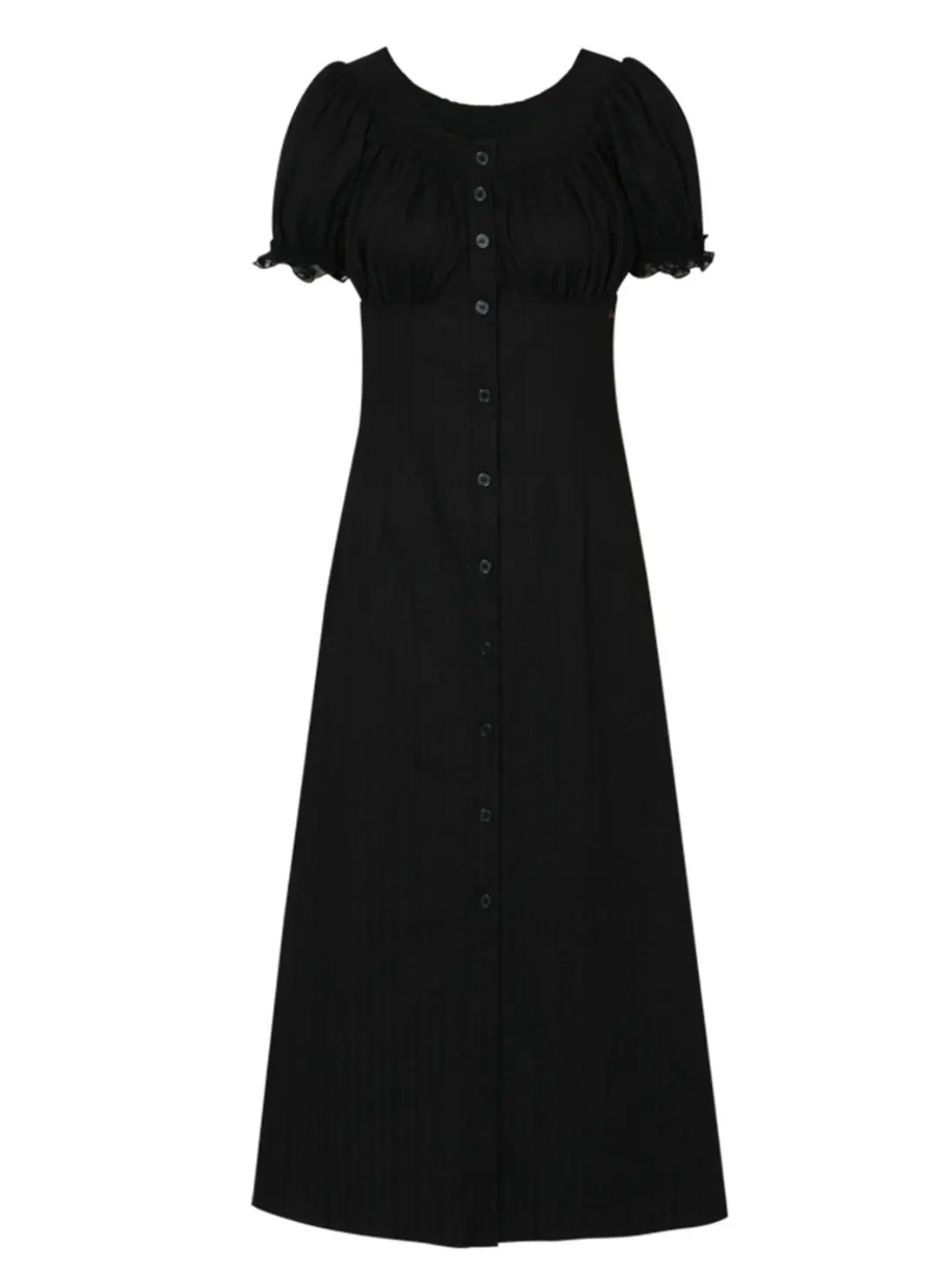 루루서울 Black Salt Dress (Black) 상품 이미지 3