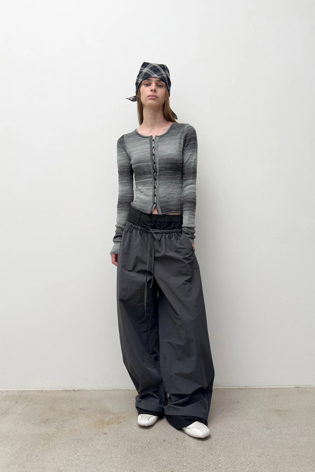 다이애그널 GRADATION RIBBED CARDIGAN 상품 이미지 2