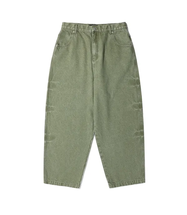 big pocket balloon denim pants[khaki]