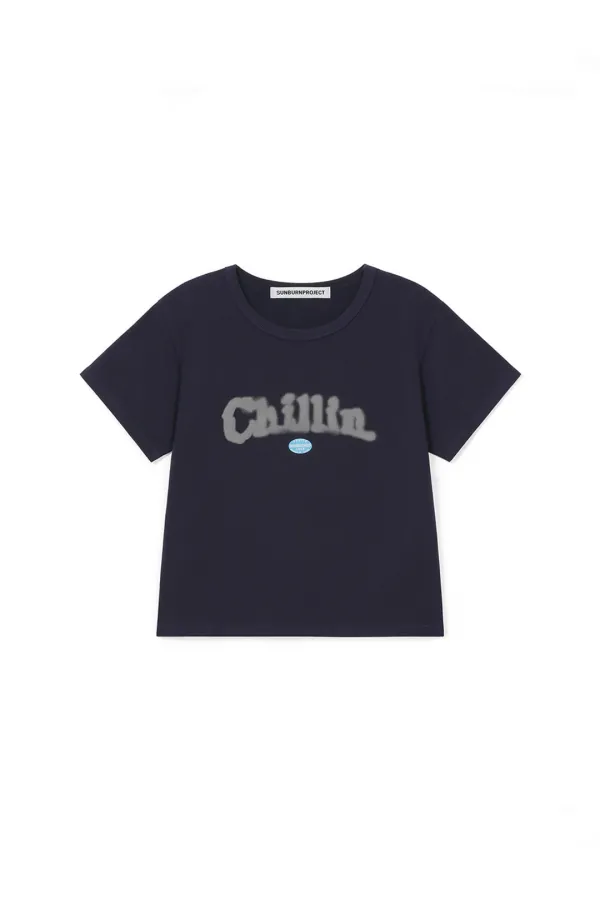 CHILLIN T-SHIRT, PURPLE