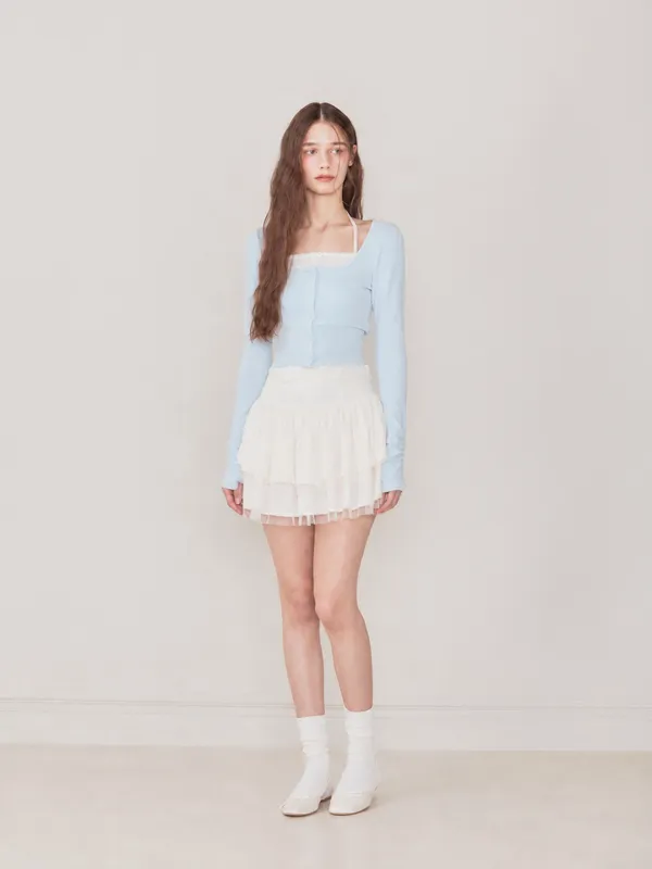Luna cardigan set (Blue)