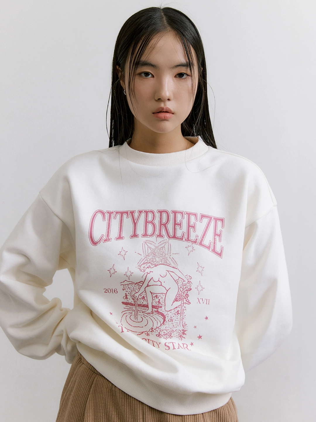 시티브리즈 에센셜 스탈릿 시티 그래픽 스웨트 셔츠_2COLORS 상품 이미지 2