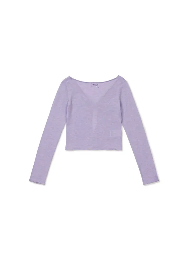 TWO-WAY KNIT TOP (LAVENDER)