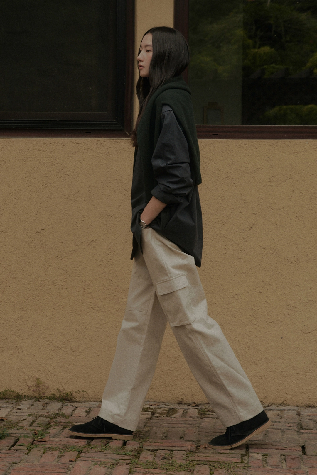 세이지먼트 IFES CARGO COTTON PANTS_LIGHT BEIGE 상품 이미지 2